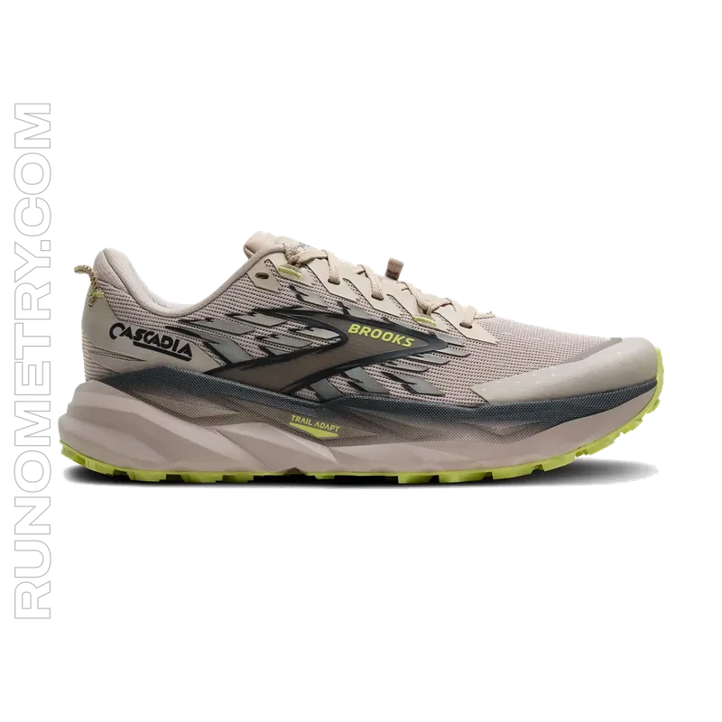 Brooks Cascadia 19, vue de côté, Gris