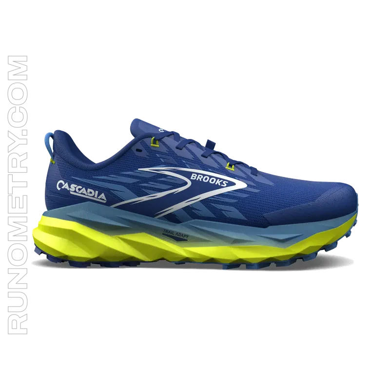 Brooks Cascadia 19, pohled z boku, Modrá