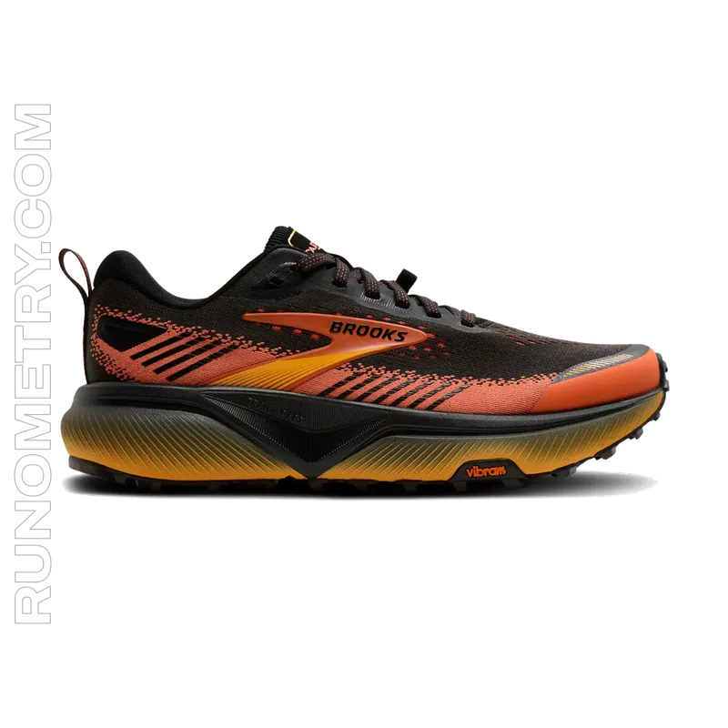 Brooks Cascadia 20, vue de côté, Noir