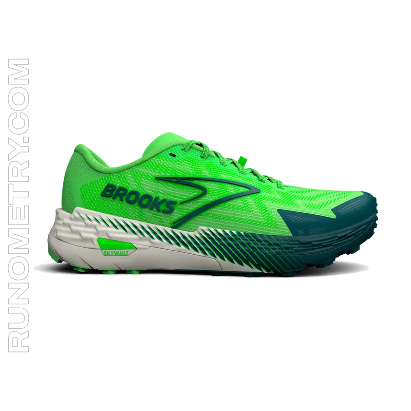 Brooks Catamount 4, vista laterale, Verde