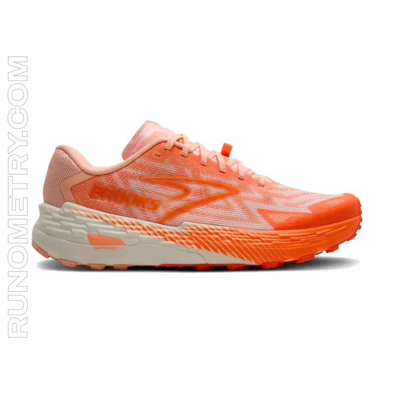 Brooks Catamount 4, vista lateral, Laranja