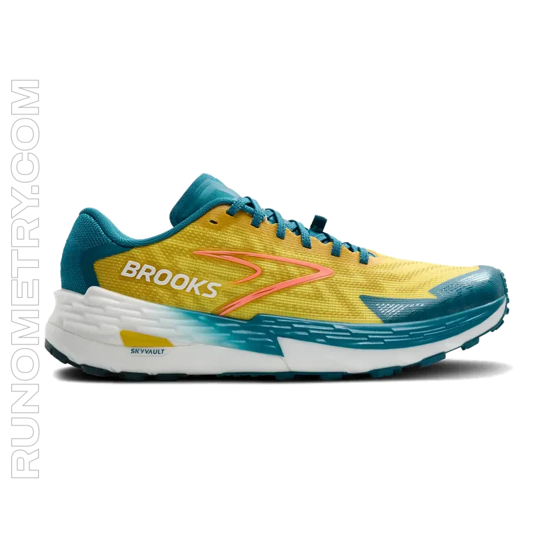 Brooks Catamount 4, widok z boku, Żółty