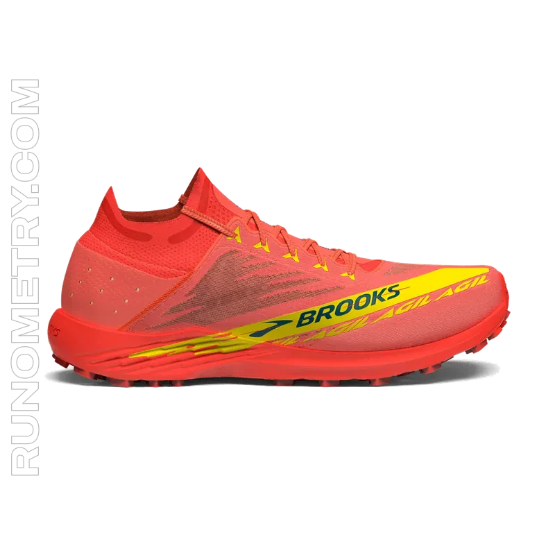Brooks Catamount Agil, widok z boku, Czerwony