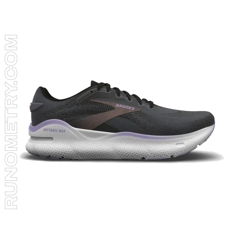 Brooks Defyance Max, widok z boku, Czarny