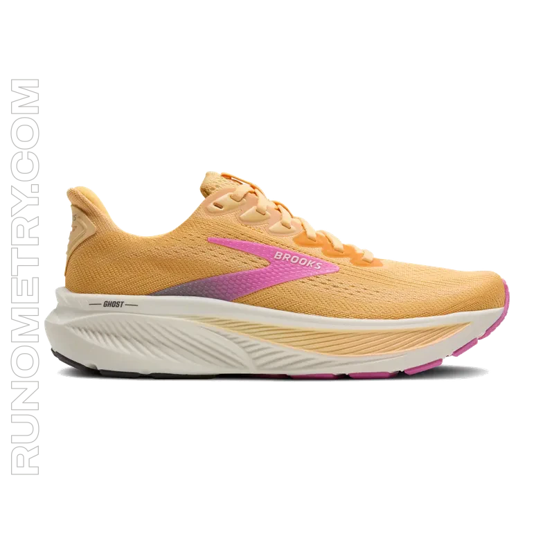 Brooks Ghost 17, widok z boku, Żółty