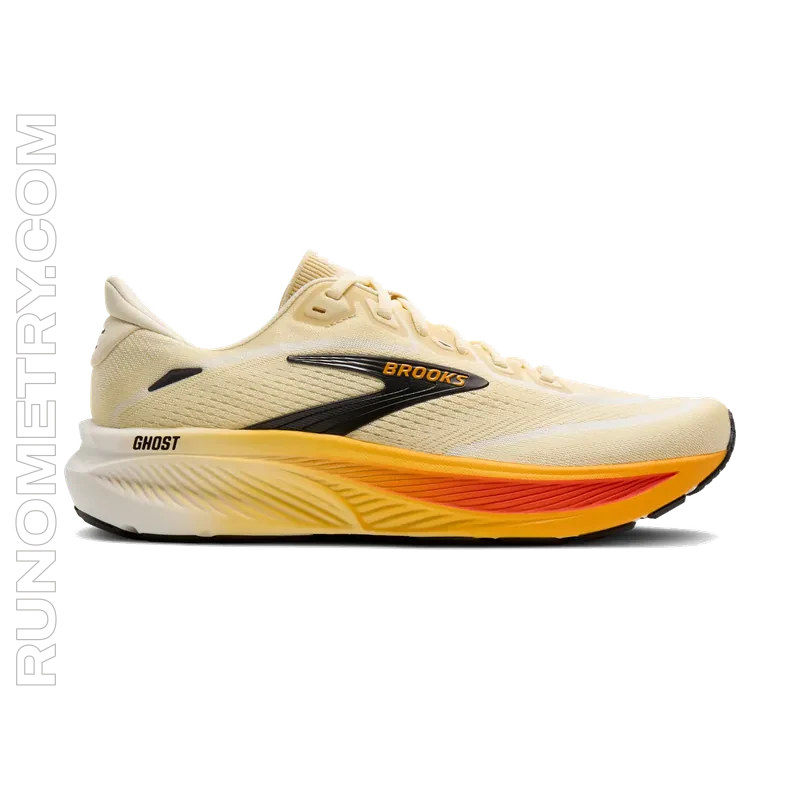 Brooks Ghost 18, vista lateral, Naranja