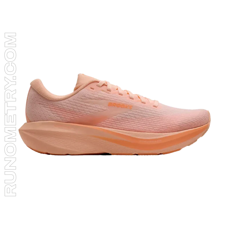 Brooks Ghost Amp, pohled z boku, Růžová