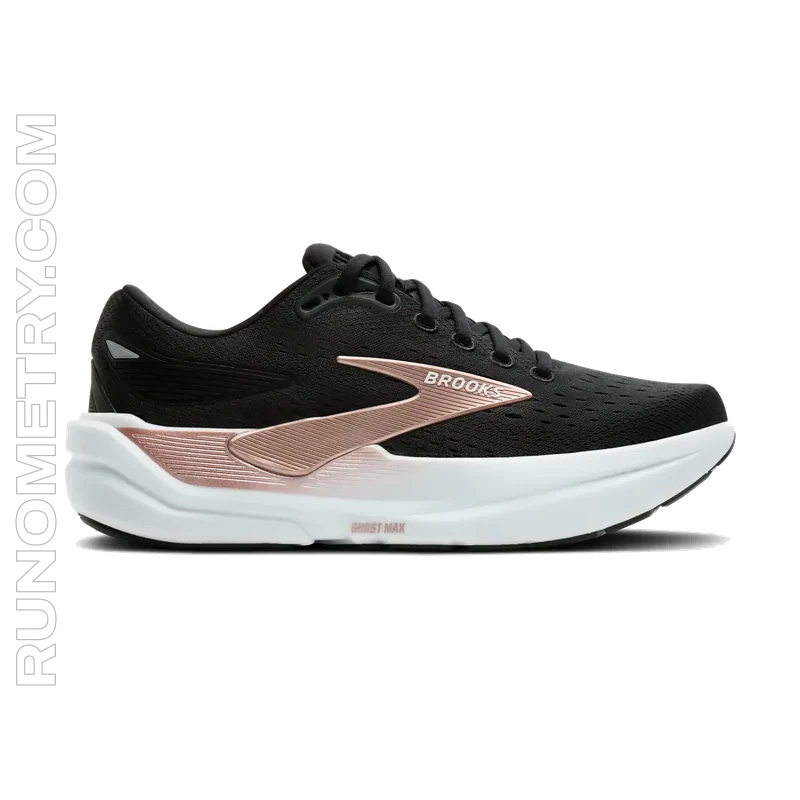 Brooks Ghost Max 3, vista laterale, Nero