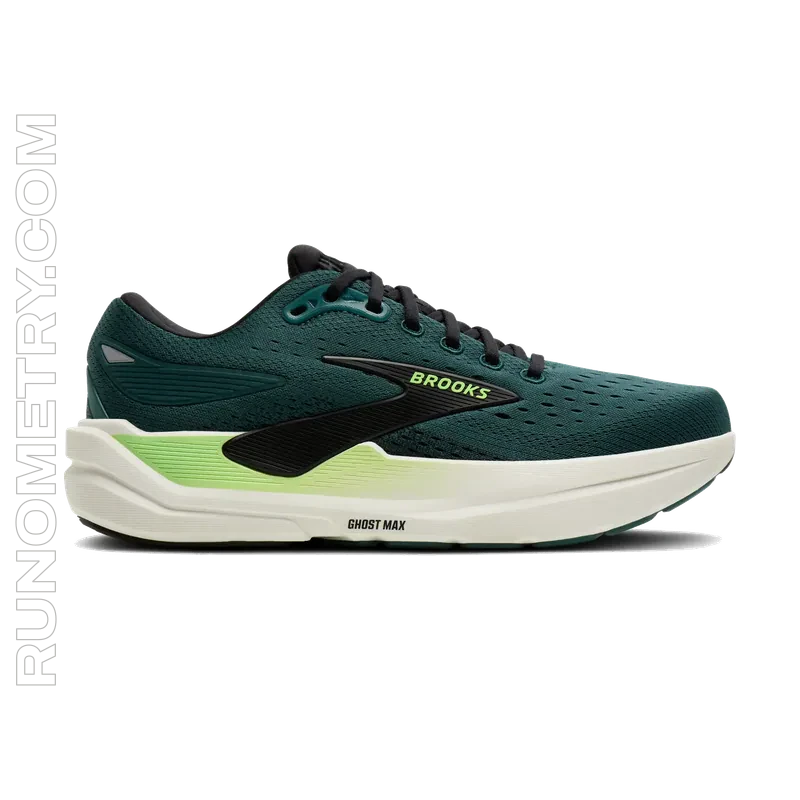 Brooks Ghost Max 3, pohled z boku, Zelená