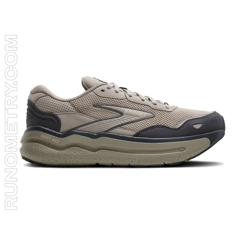 Brooks Ghost Max SE, vista lateral, Marrón
