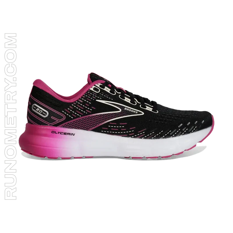 Brooks Glycerin 20, widok z boku, Czarny