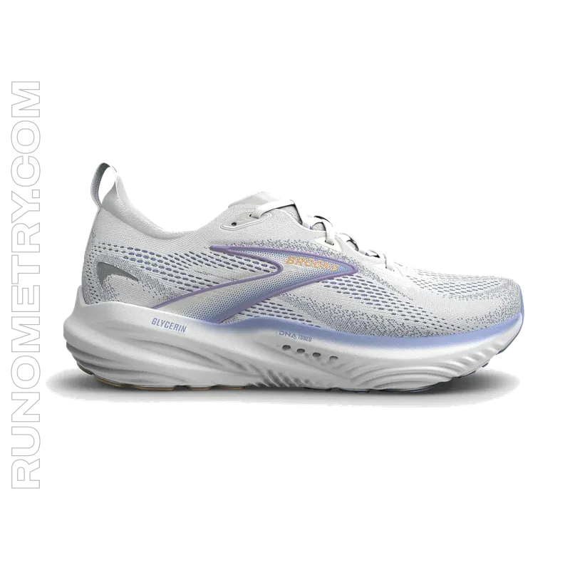 Brooks Glycerin 22, side view, White