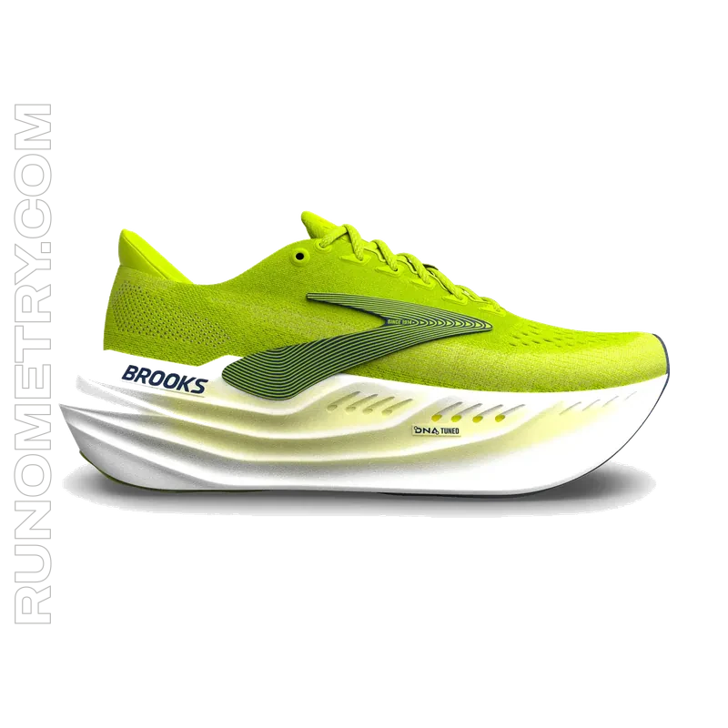 Brooks Glycerin Max, widok z boku, Zielony