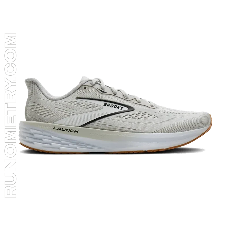 Brooks Launch 12, vista lateral, Beige