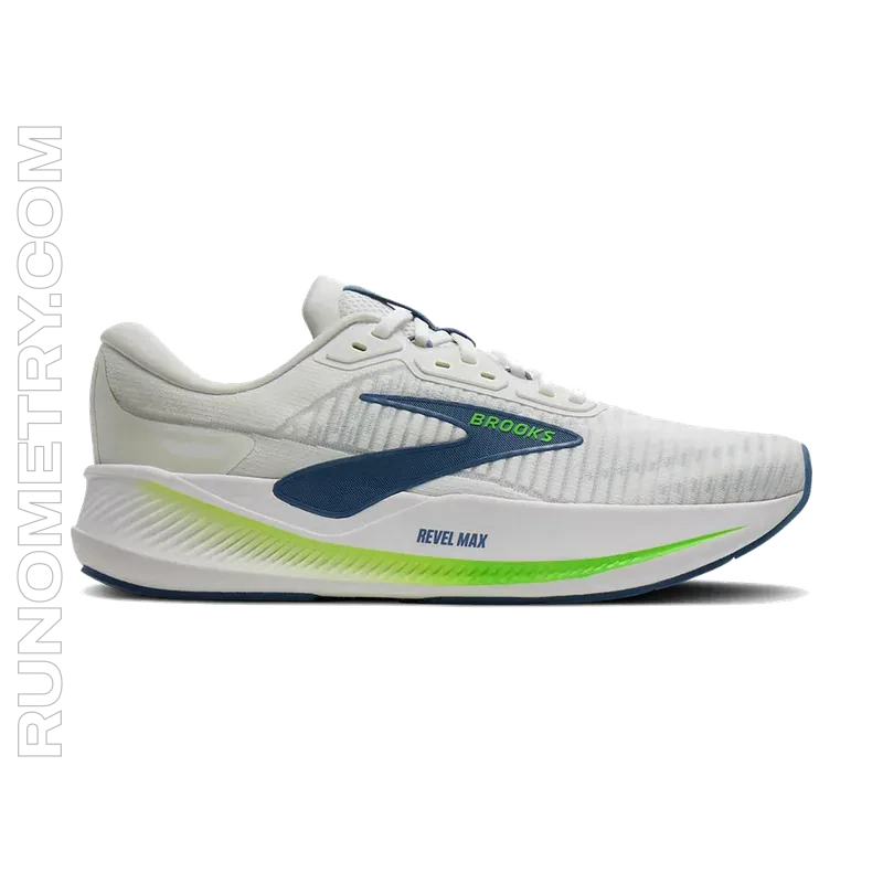 Brooks Revel MAX, widok z boku, Biały