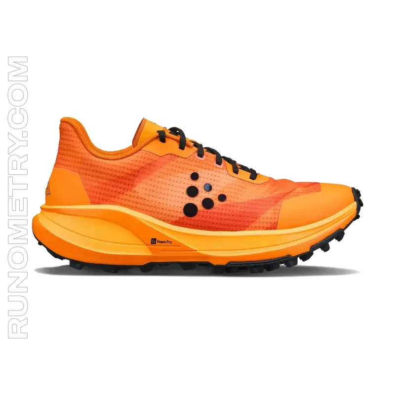 Craft Pure Trail Pro, pohled z boku, Oranžová