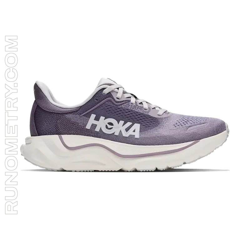 HOKA Arahi 9, vista laterale, Viola