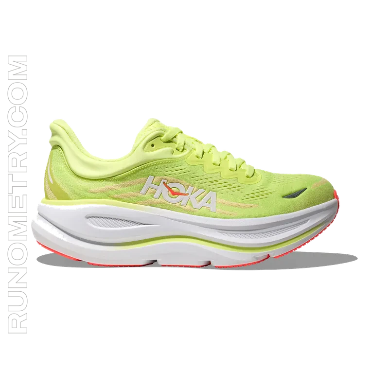 HOKA Bondi 9, pohled z boku, Zelená