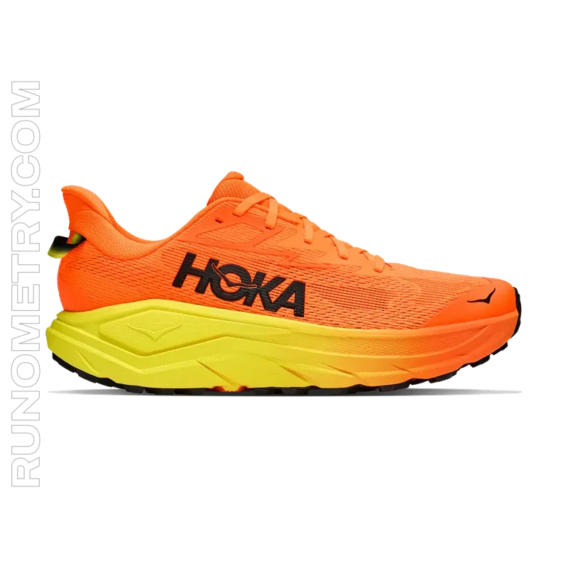 HOKA Challenger 8, Seitenansicht, Orange