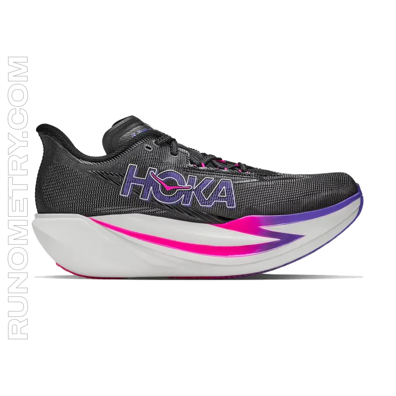 HOKA Cielo X1 3.0, vista laterale, Nero