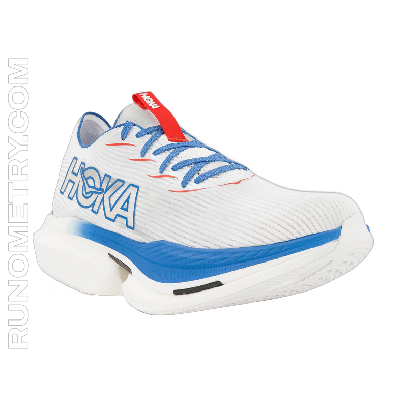 HOKA Cielo X1, vista laterale, Bianco