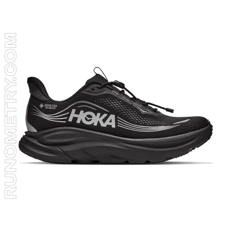 HOKA Clifton 11 GTX, side view, Black
