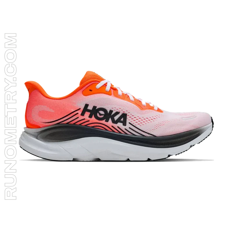 HOKA Clifton 11, Seitenansicht, Orange