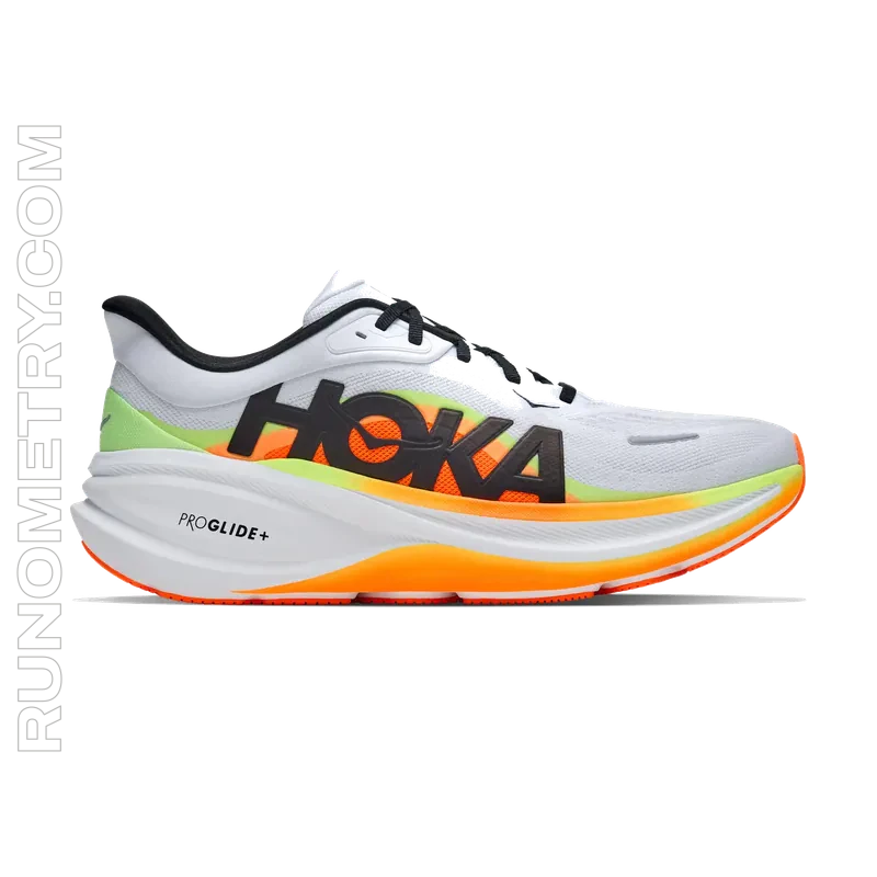 HOKA Clifton PRO, widok z boku, Biały