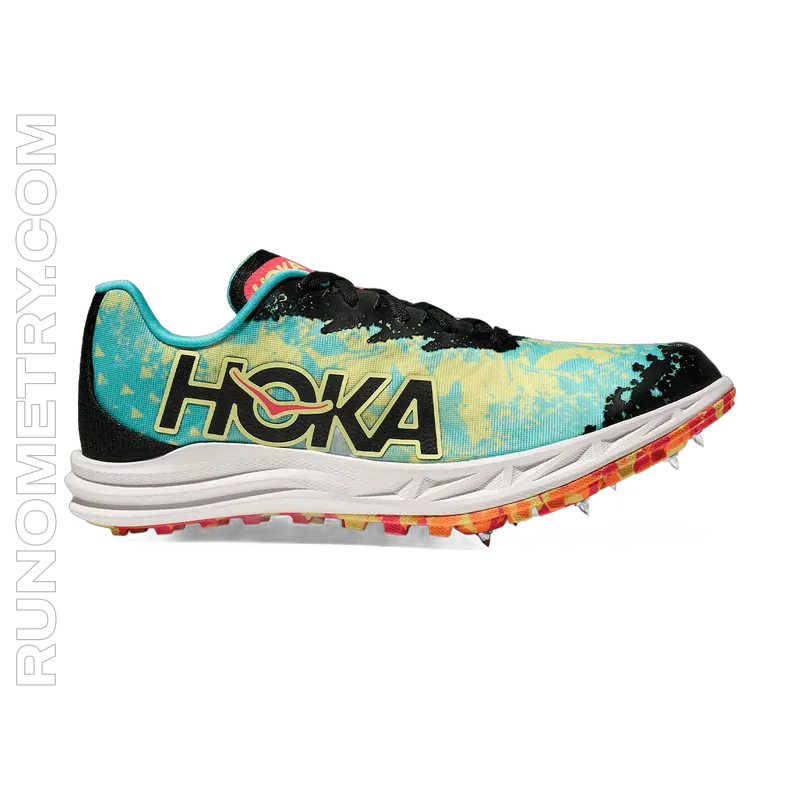 HOKA Crescendo XC, vista laterale, Blu