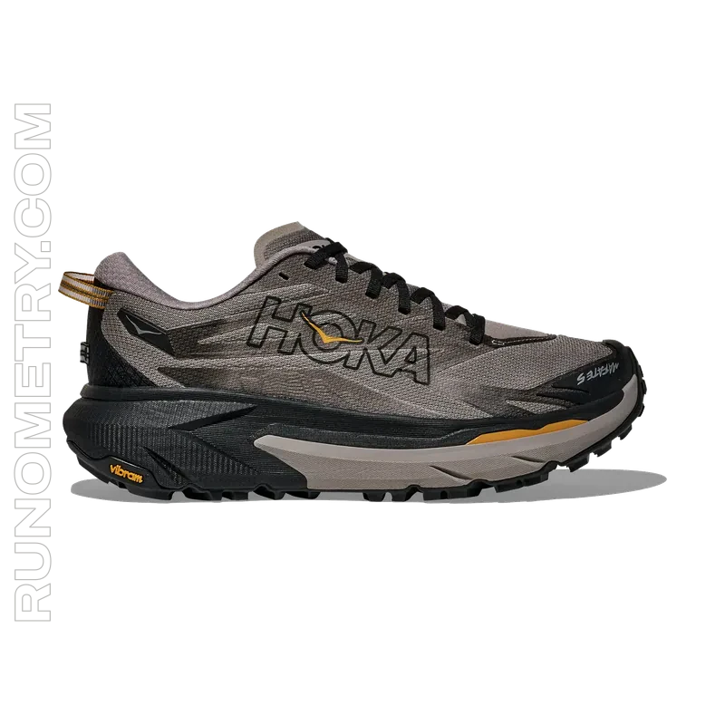 HOKA Mafate 5, vista laterale, Nero
