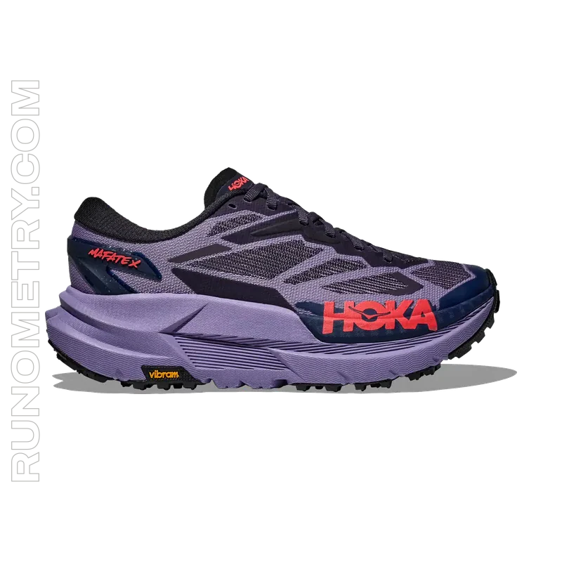 HOKA Mafate X, pohled z boku, Fialová