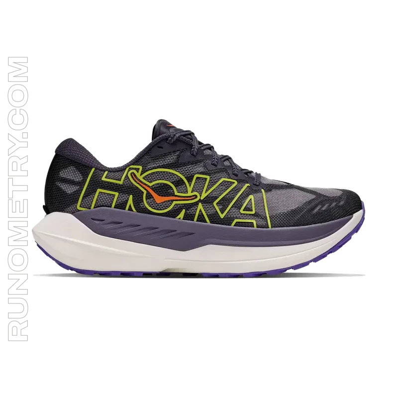 HOKA Rocket X Trail, pohled z boku, Fialová