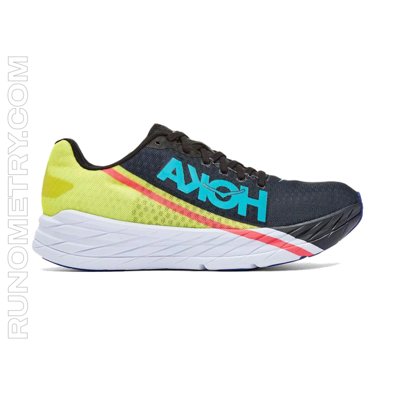 HOKA Rocket X, vista laterale, Beige