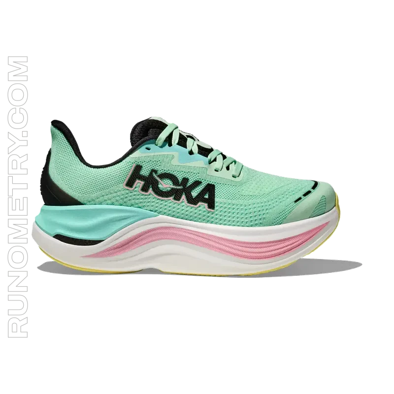 HOKA Skyward X, pohled z boku, Zelená