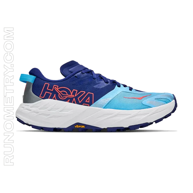 HOKA Speedgoat 7, side view, Blue