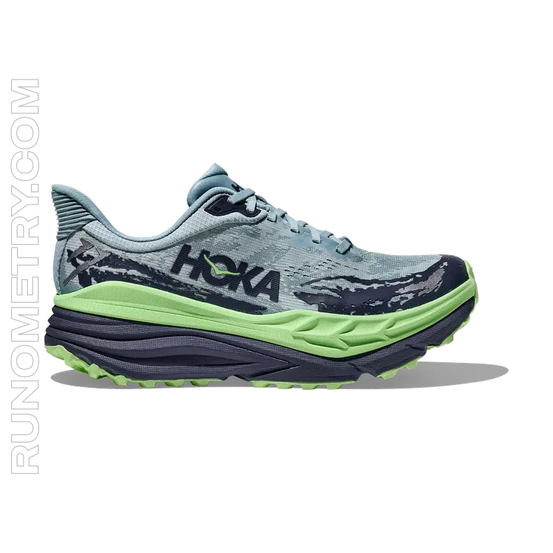 HOKA Stinson 7, vista laterale, Grigio