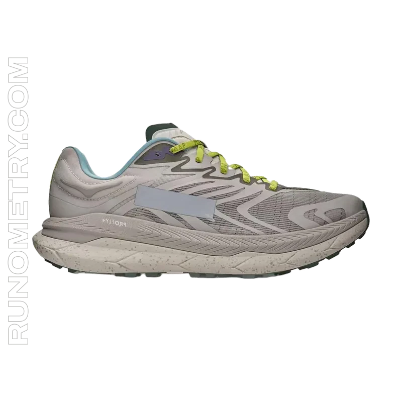 HOKA Tecton X 2, pohled z boku, Šedá