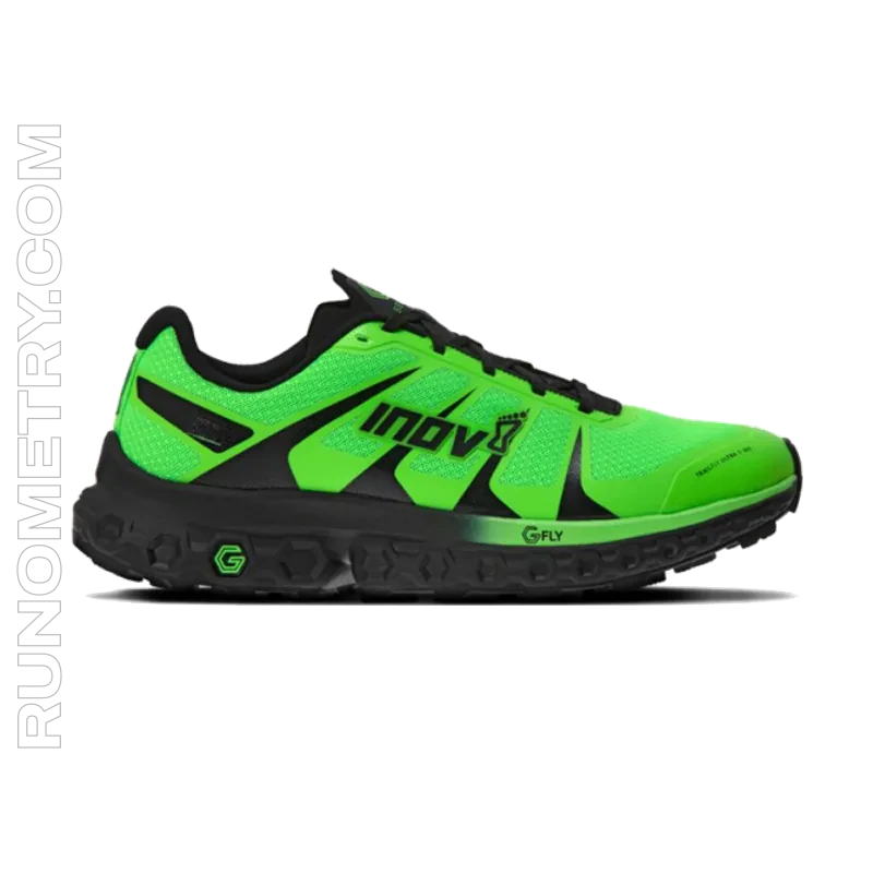 Inov8 Trailfly Ultra G 300, pohled z boku, Zelená
