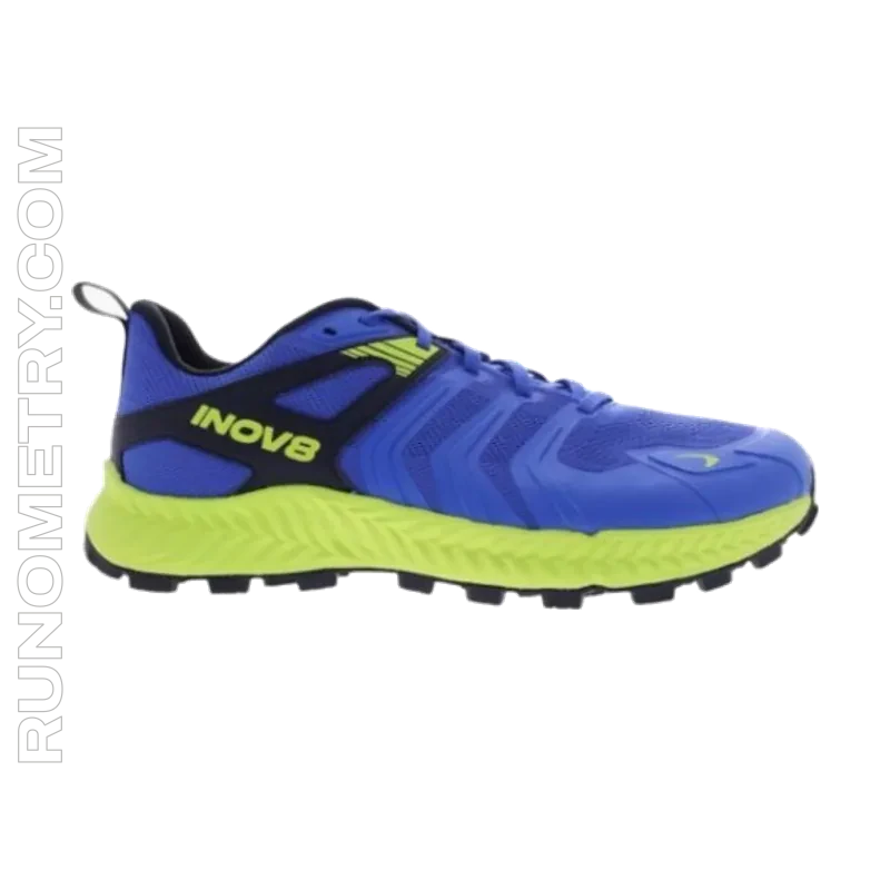 Inov8 Trailtalon, widok z boku, Niebieski