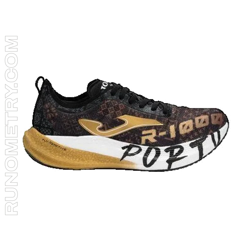 Joma R1000 24 Marathon Oporto, vista lateral, Preto