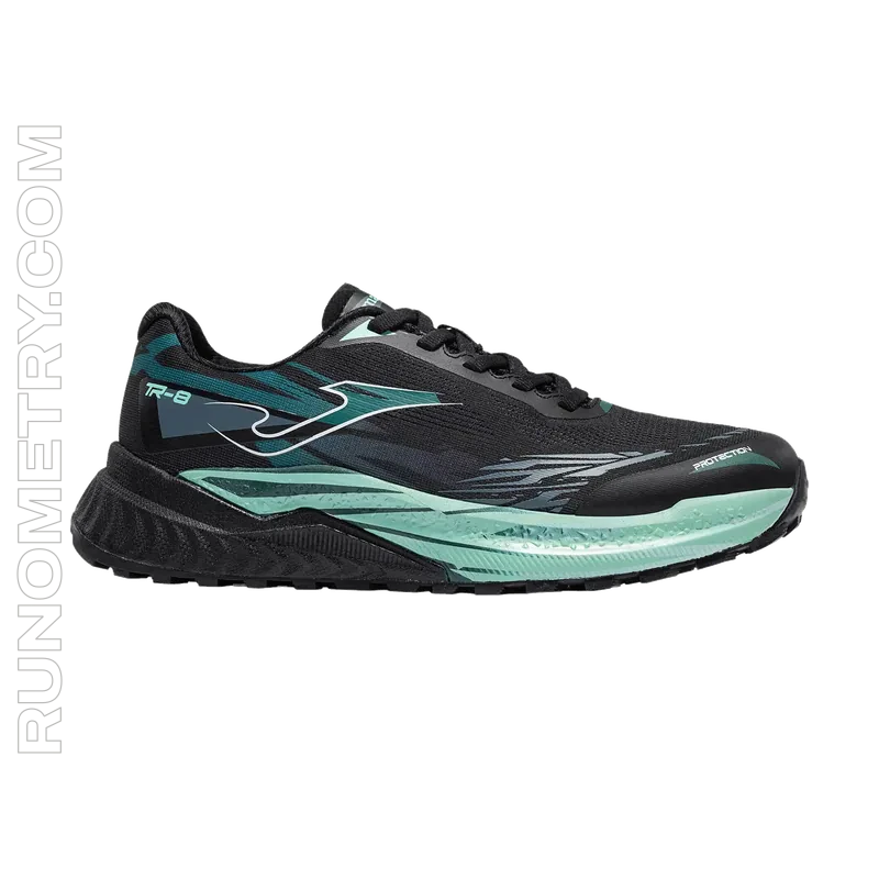 Joma TR 8 2601, vista lateral, Preto