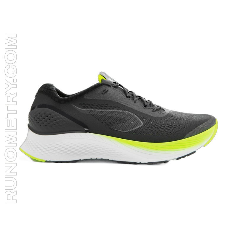 Kiprun KS500 2, side view, noir jaune