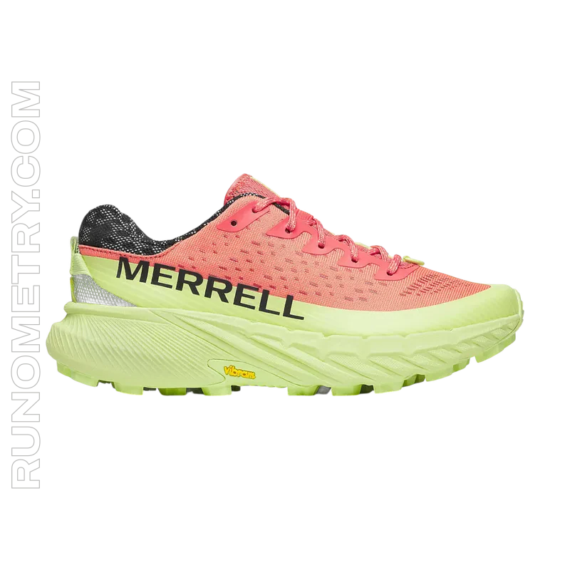 Merrell Agility Peak 5, side view, Orange