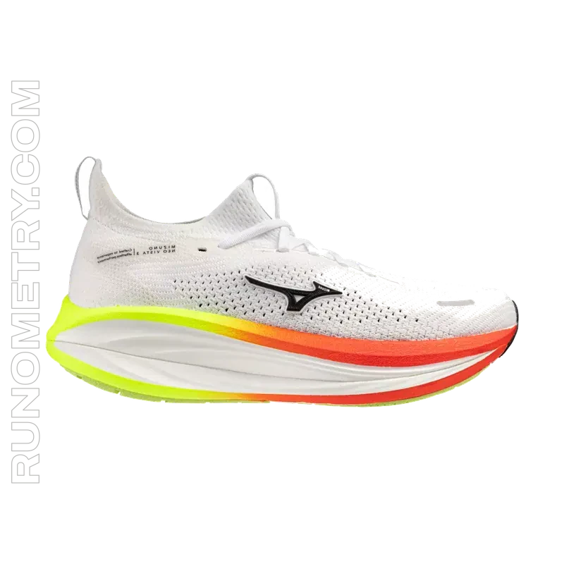 Mizuno Neo Vista 3, pohled z boku, Bílá