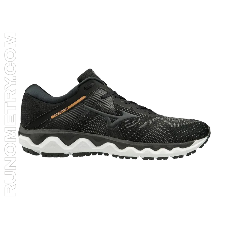 Mizuno Wave Horizon 4, pohled z boku, Černá