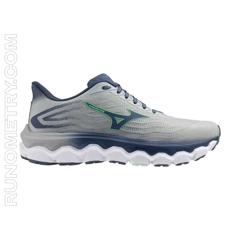 Mizuno Wave Horizon 8, pohled z boku, Modrá