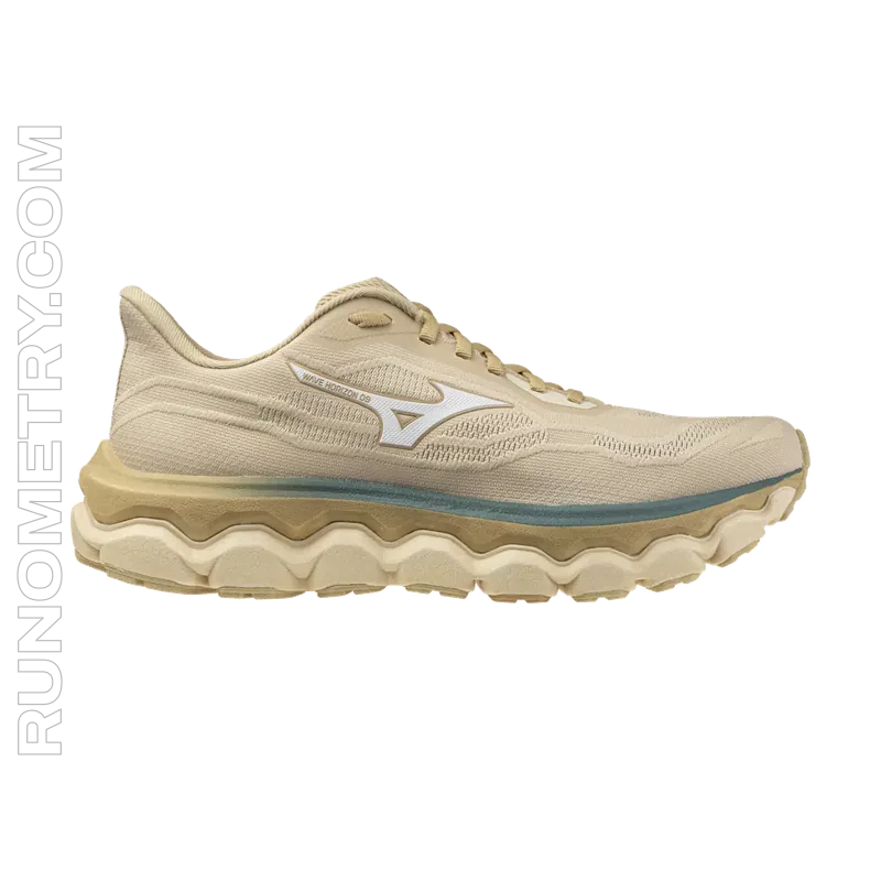 Mizuno Wave Horizon 9, side view, Green