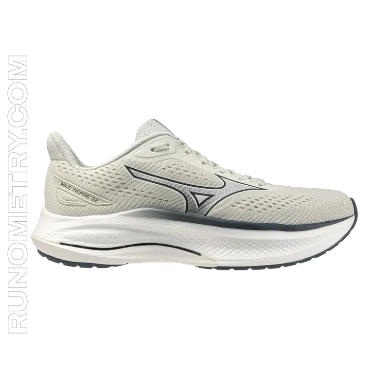 Mizuno Wave Inspire 22, vista lateral, Branco