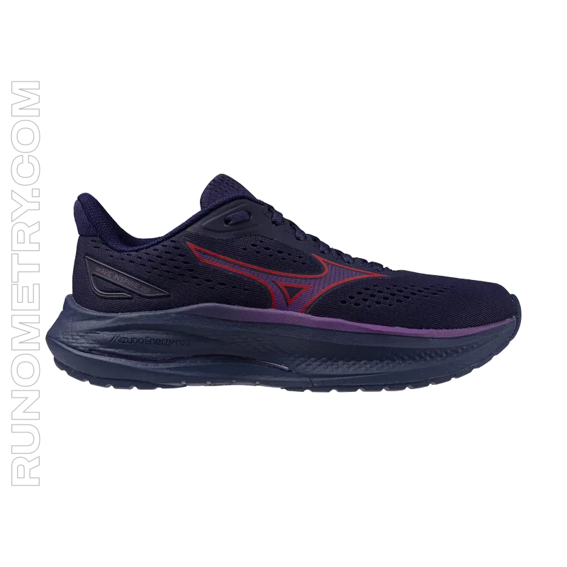 Mizuno Wave Inspire 22, Seitenansicht, Schwarz