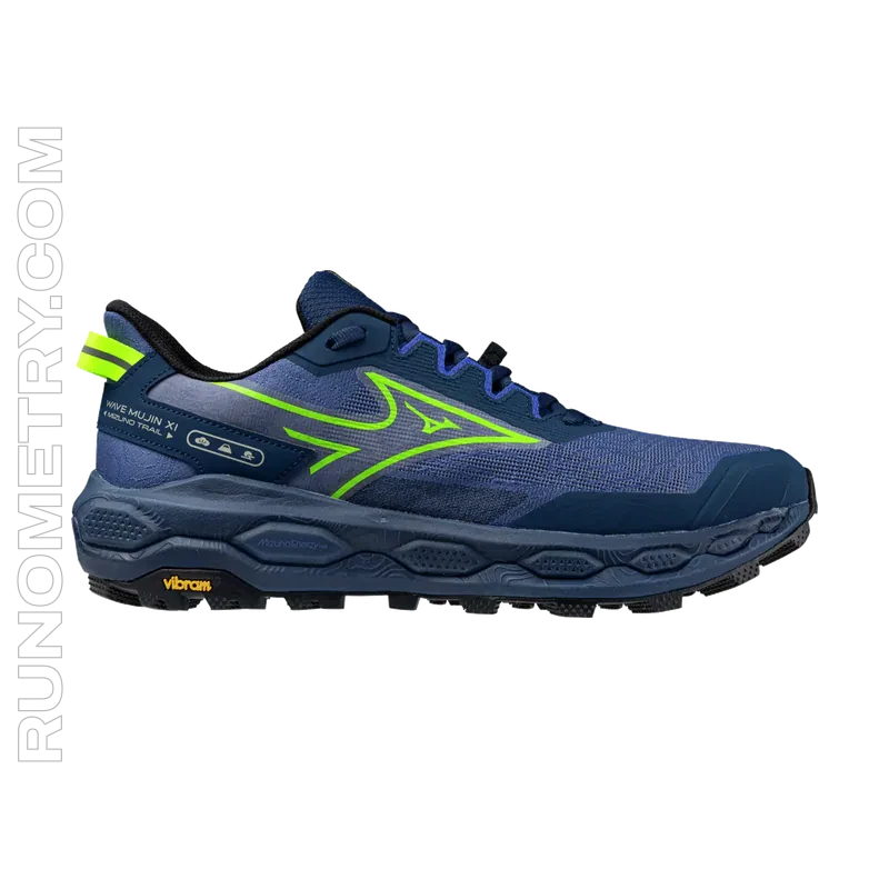 Mizuno Wave Mujin 11, side view, Blue